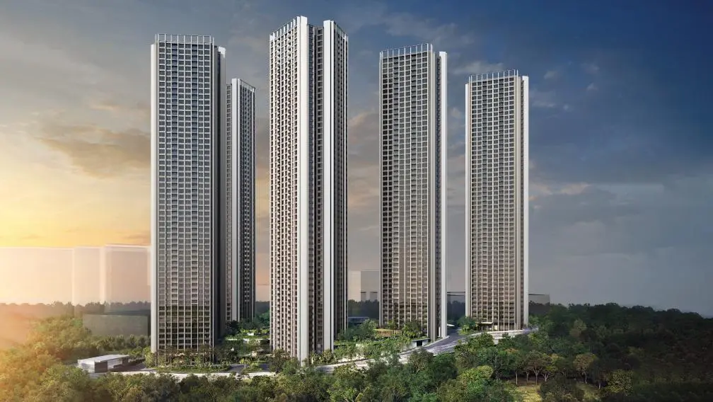 Oberoi Forestville premium residential towers in Kolshet Road Thane