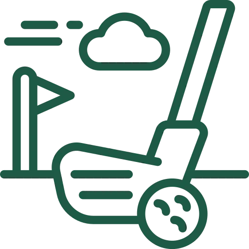 Golf simulator at Oberoi Forestville Thane West